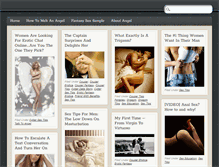 Tablet Screenshot of angelsaysyes.com